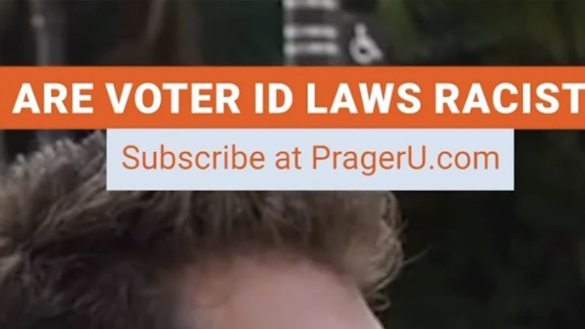 Are Voter ID Laws Racist?