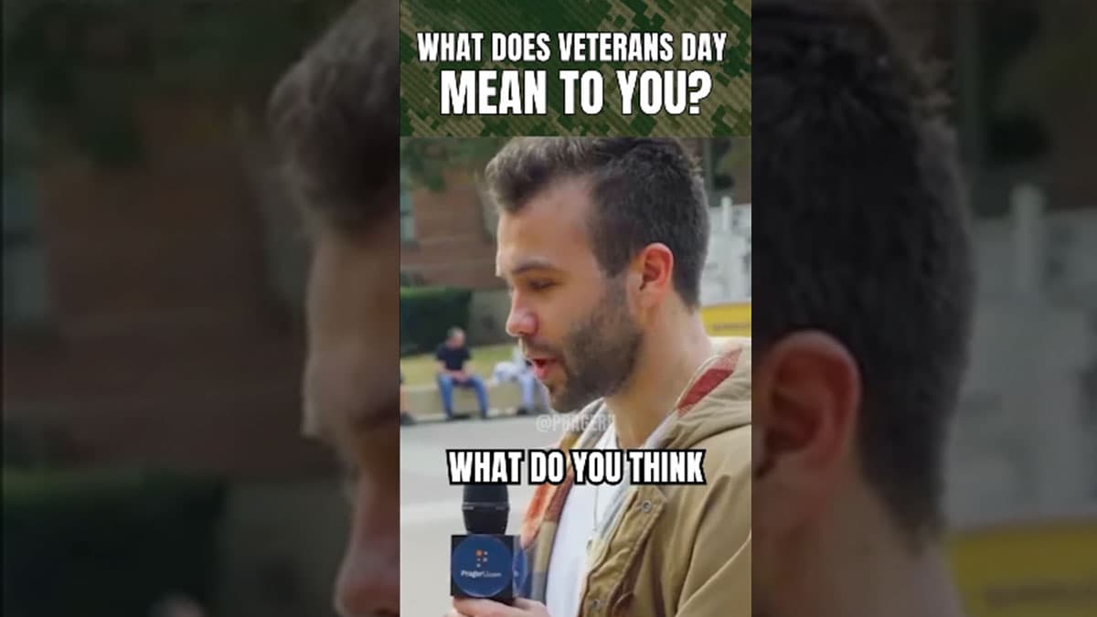 Asking students what they think of Veterans Day