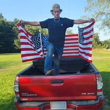 Teen Leaves Rural Virginia School After Official Told Him To Remove American Flags From His Pickup Truck